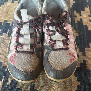 Vivo Barefoot Breatho Trail Gray and Pink Barefoot Minimalist Shoes